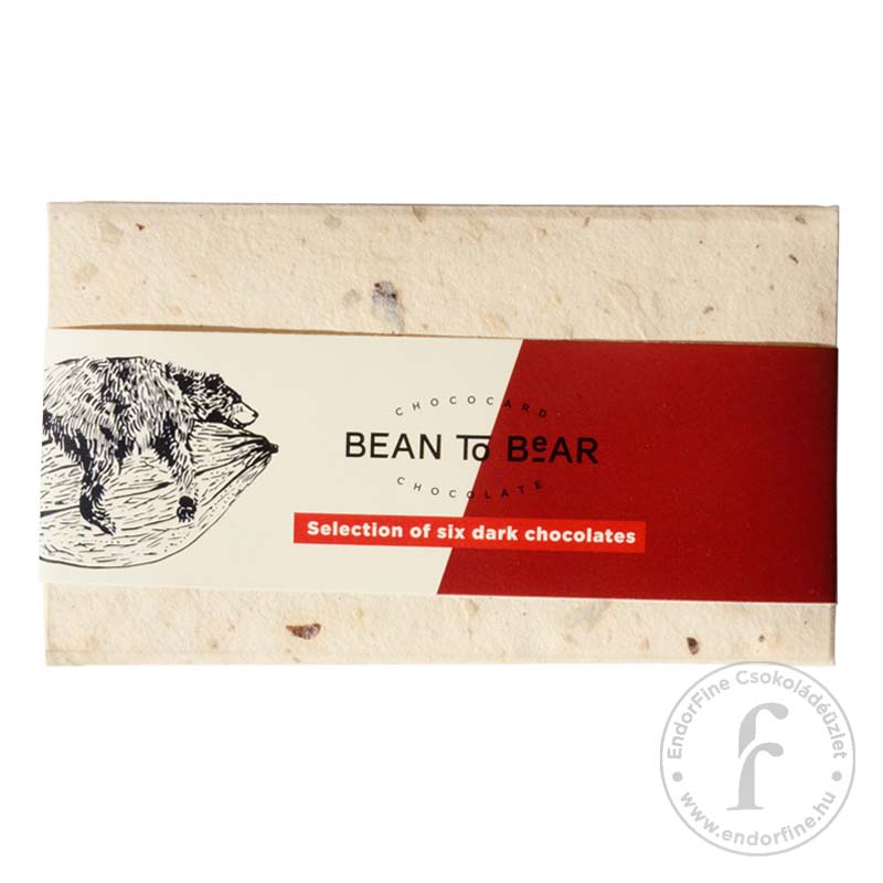 ChocoCard “Bean to Bear” étcsokoládé válogatás 60g